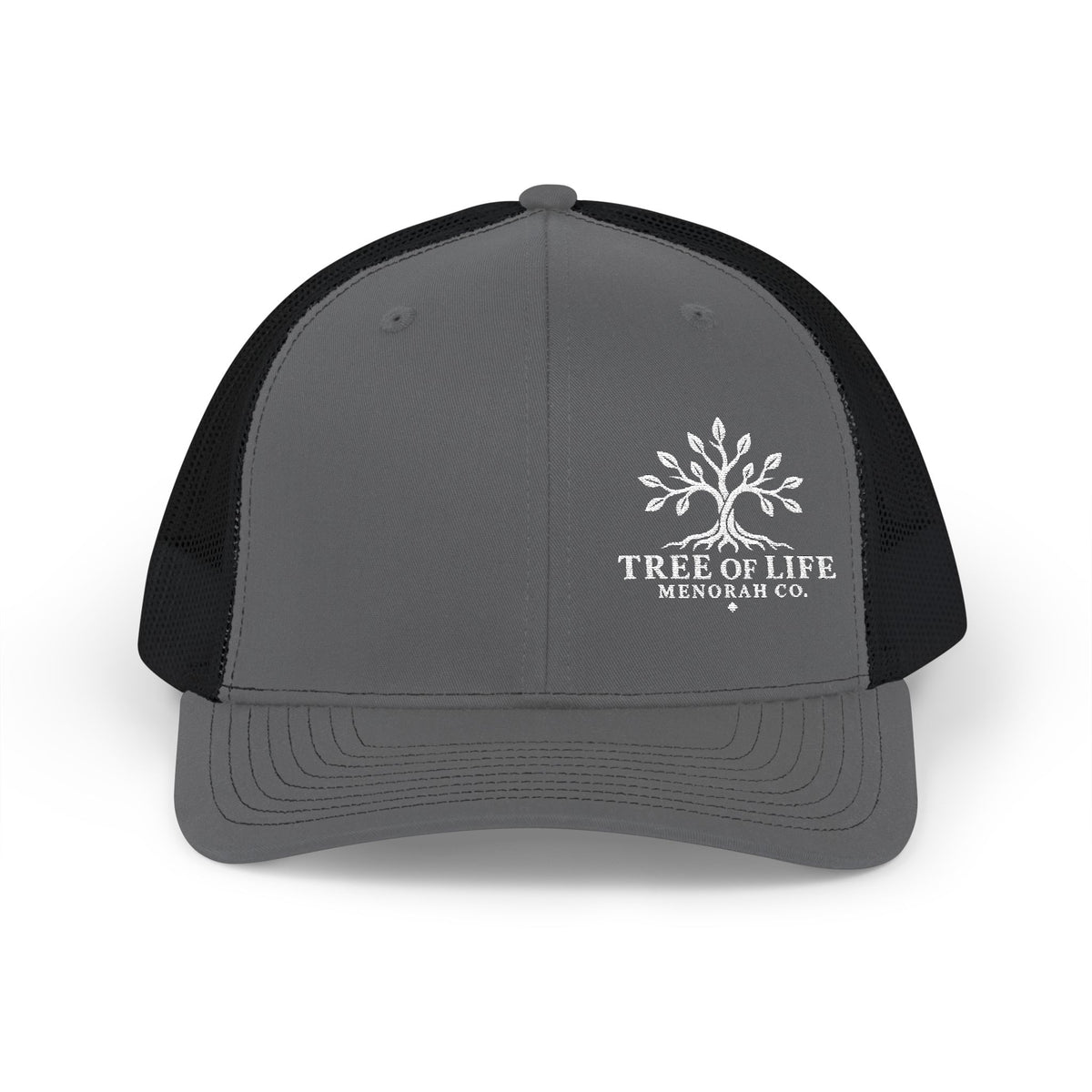 Tree of Life Snapback Trucker Cap — Embroidered Outdoor Logo Hat