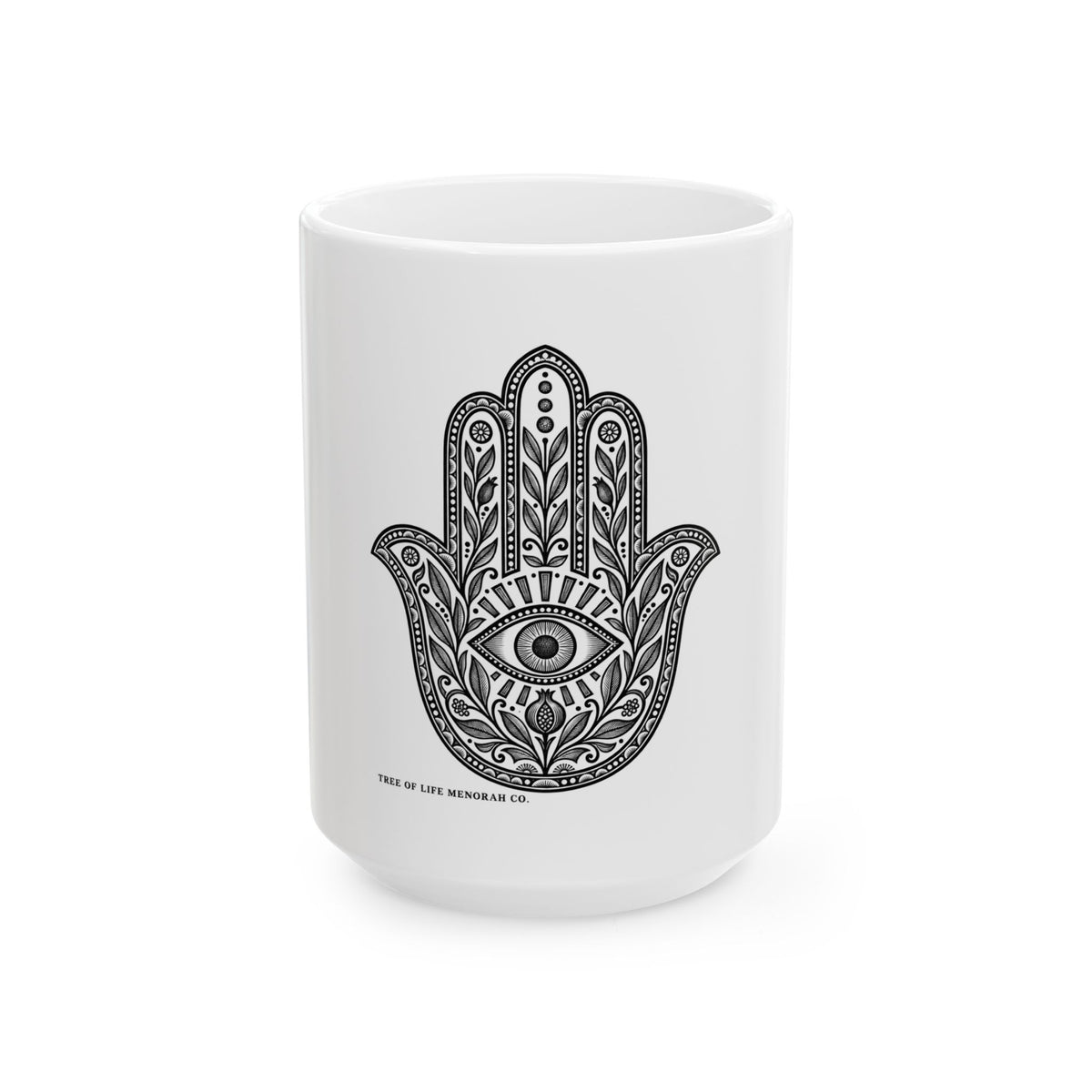 Hamsa Hand Ceramic Mug —  (11oz & 15oz)
