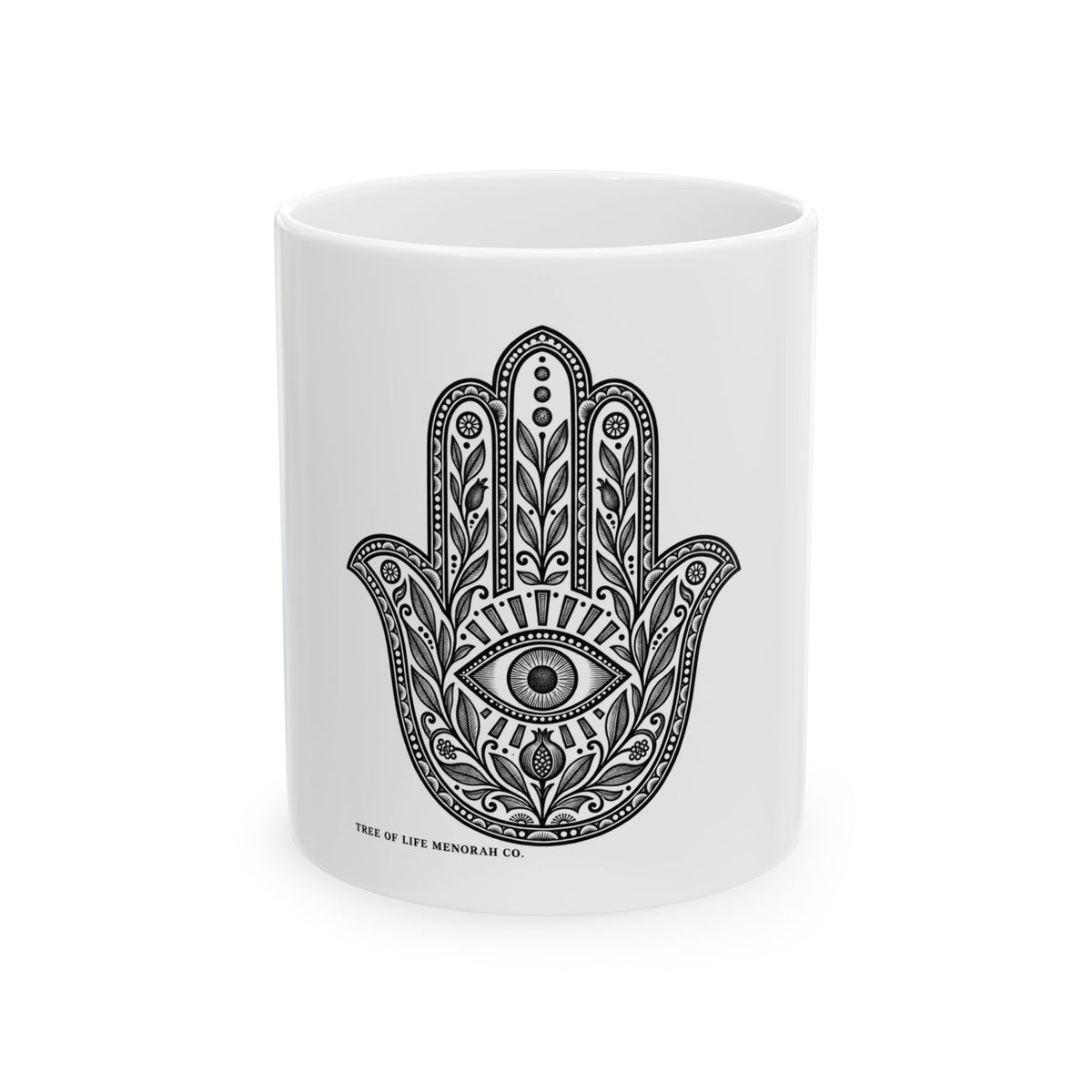 Hamsa Hand Ceramic Mug —  (11oz & 15oz)