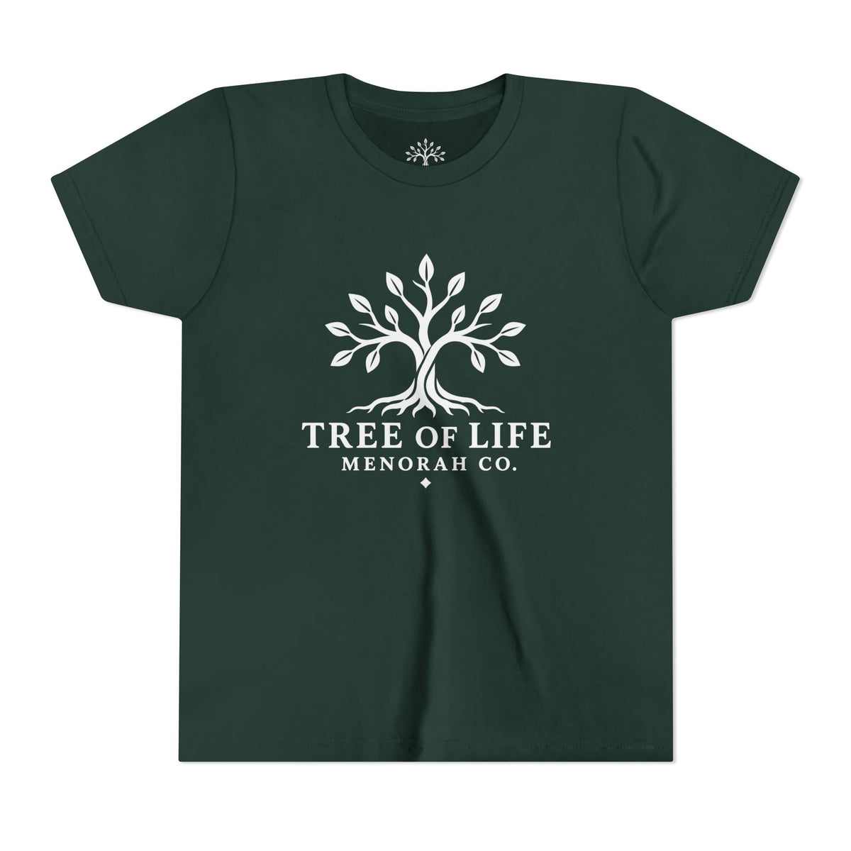 Youth Tree of Life Menorah Co. Tee