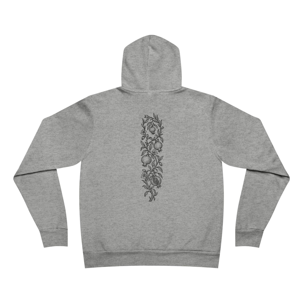 Branded w/ Pomegranate Branch Back Graphic - Tree of Life Menorah Co.