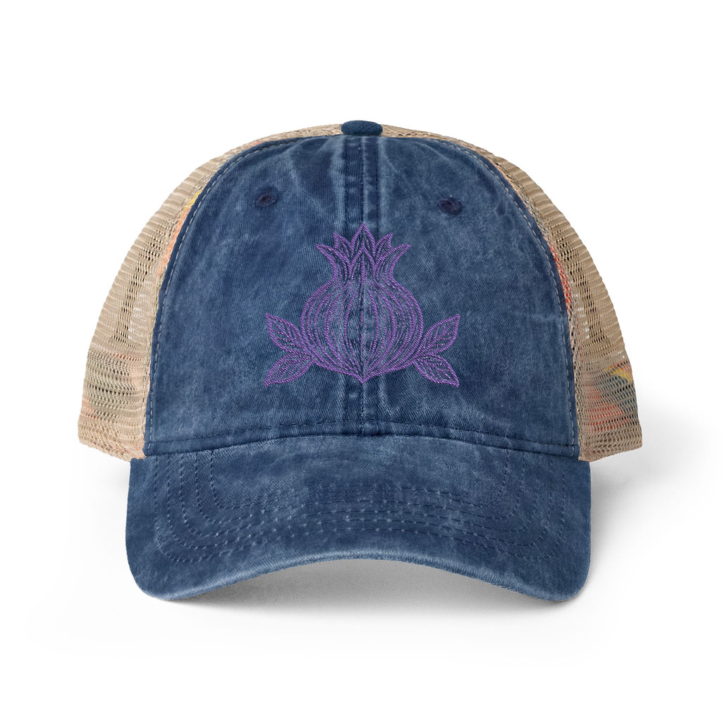 Women's Washed Mesh-Back Cap