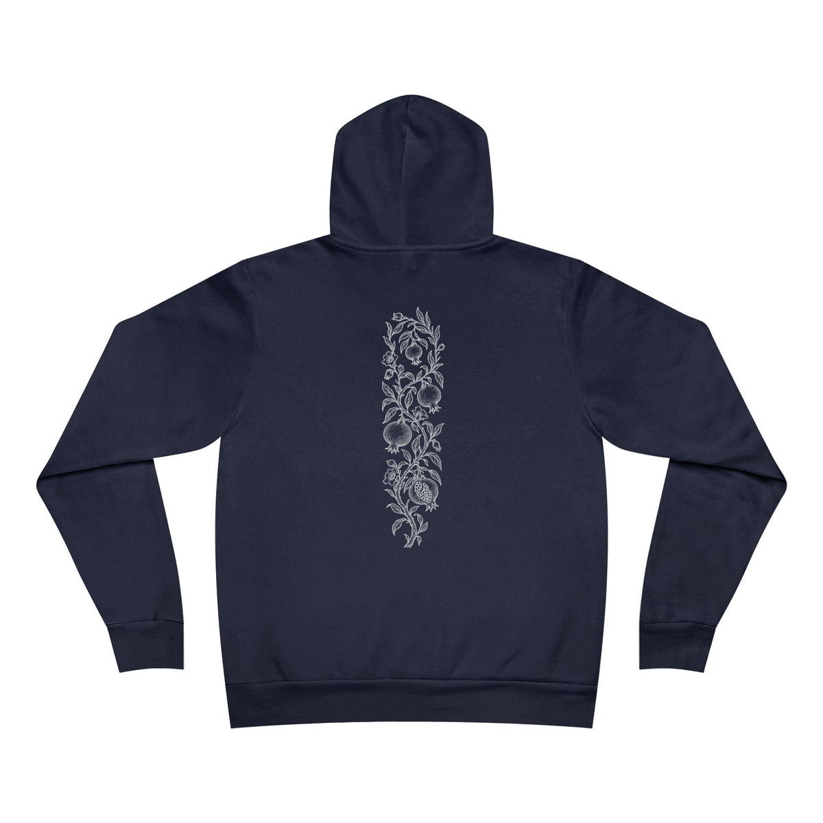 Branded w/ Pomegranate Branch Back Graphic - Tree of Life Menorah Co.