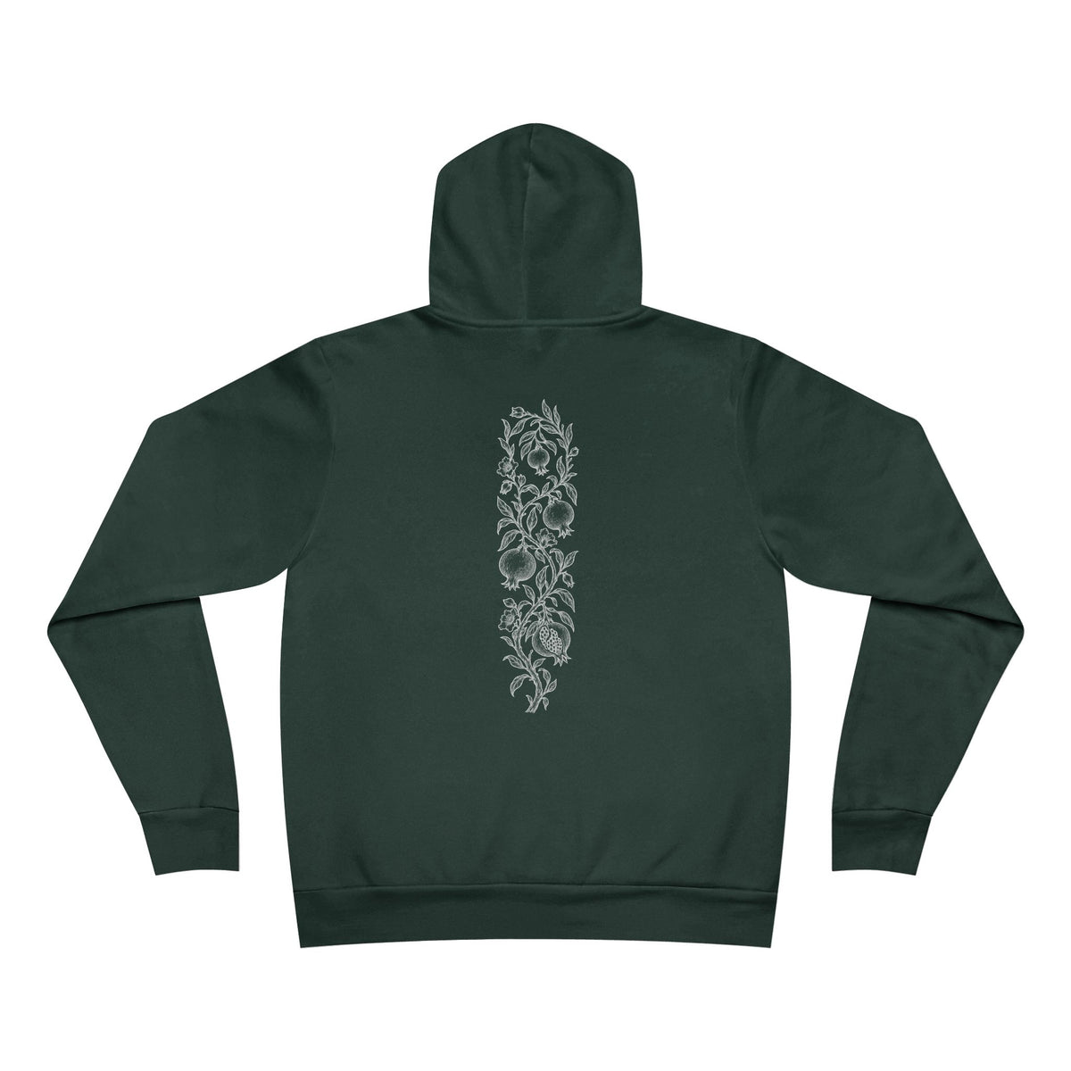 Branded w/ Pomegranate Branch Back Graphic - Tree of Life Menorah Co.