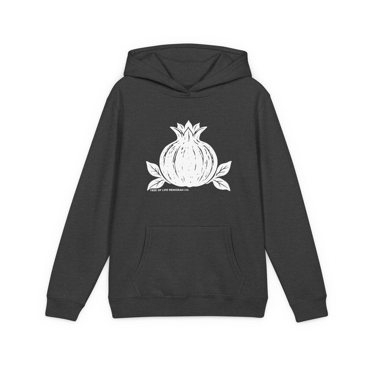 Youth Pomegranate Hoodie | Tree of Life Menorah Co. youth pullover
