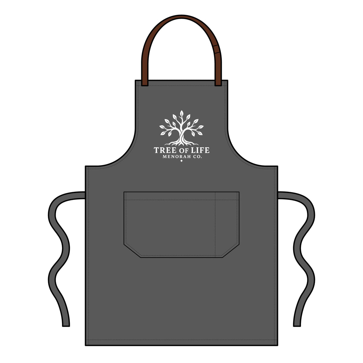 Tree of Life Market Full-Length Bib Apron