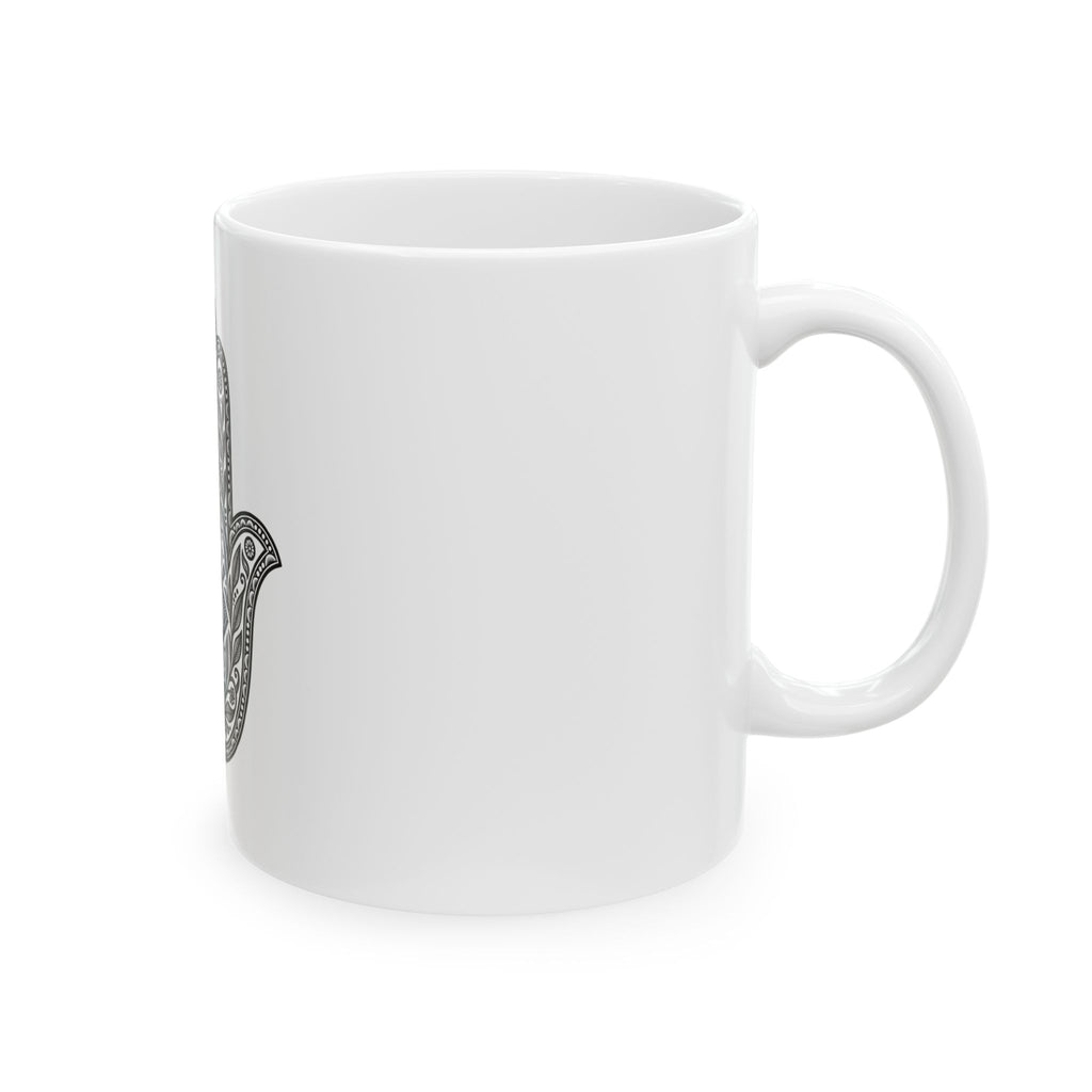 Hamsa Hand Ceramic Mug —  (11oz & 15oz)