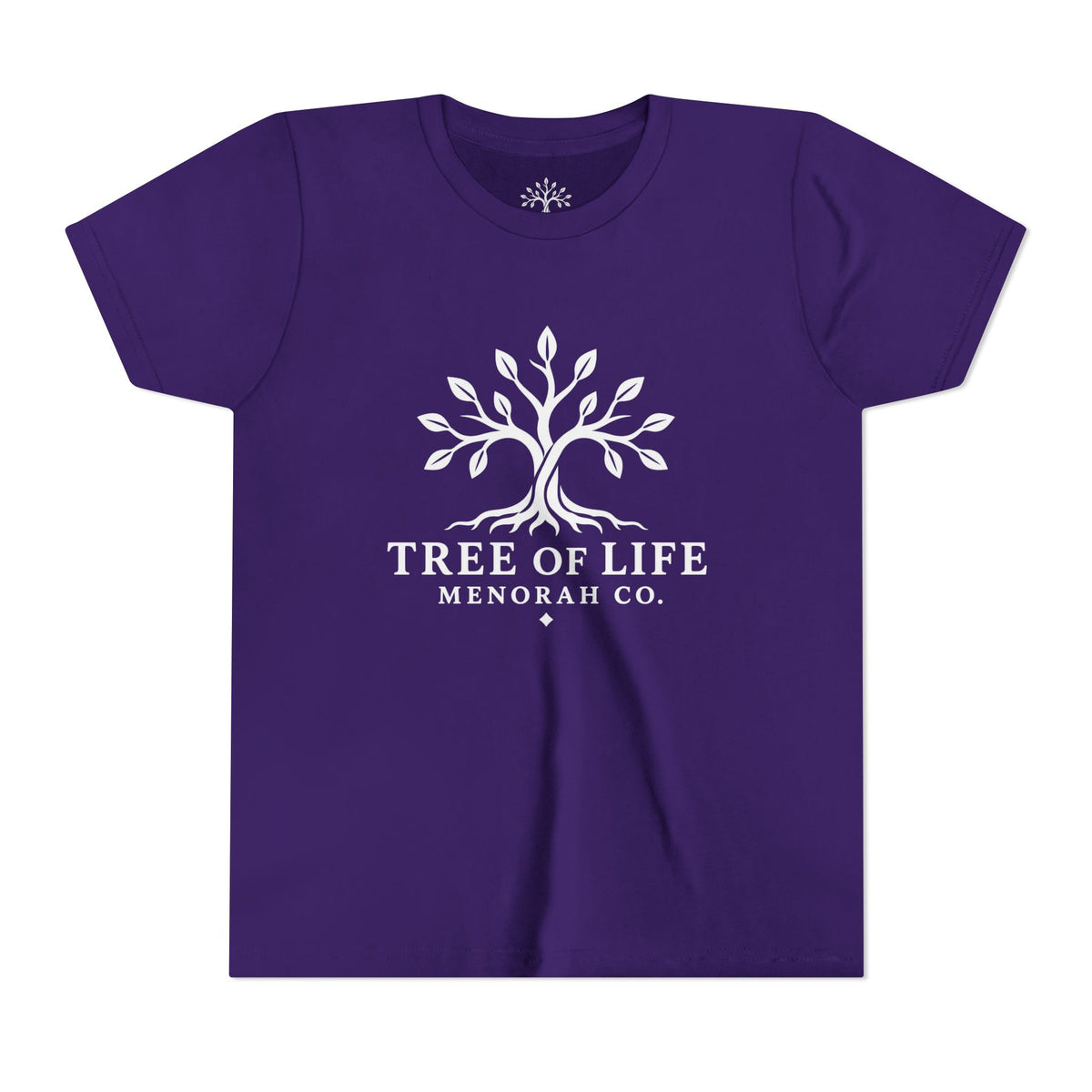 Youth Tree of Life Menorah Co. Tee