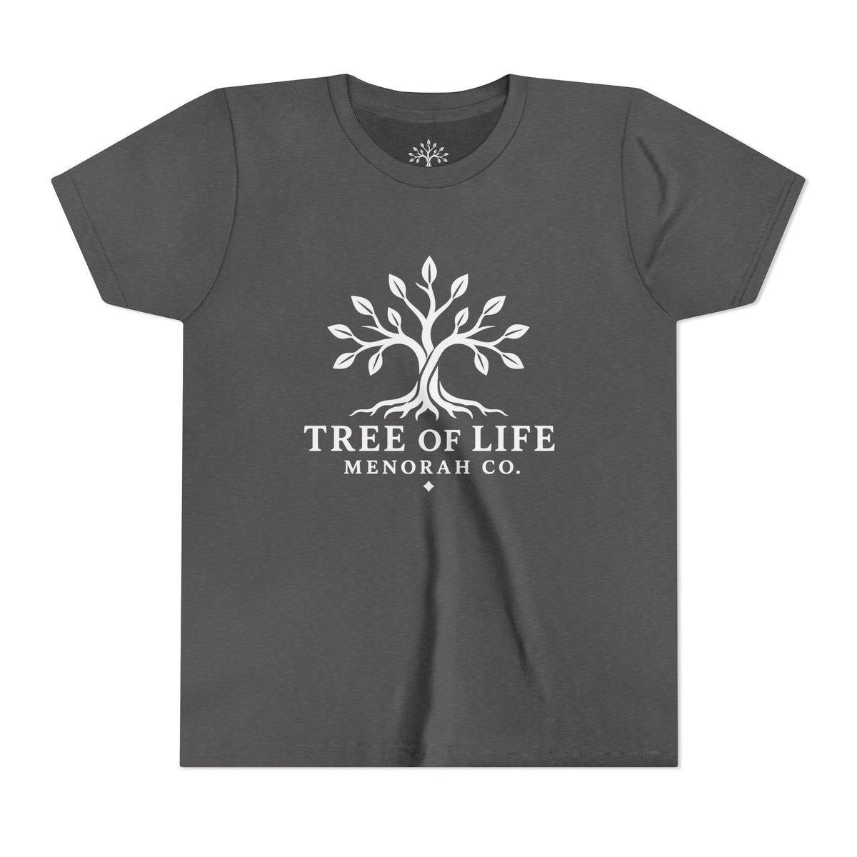 Youth Tree of Life Menorah Co. Tee