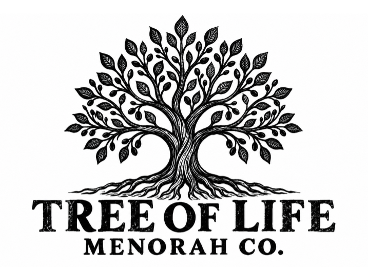 Tree of Life Kiss-Cut Vinyl Decal — Menorah Co. Logo Sticker