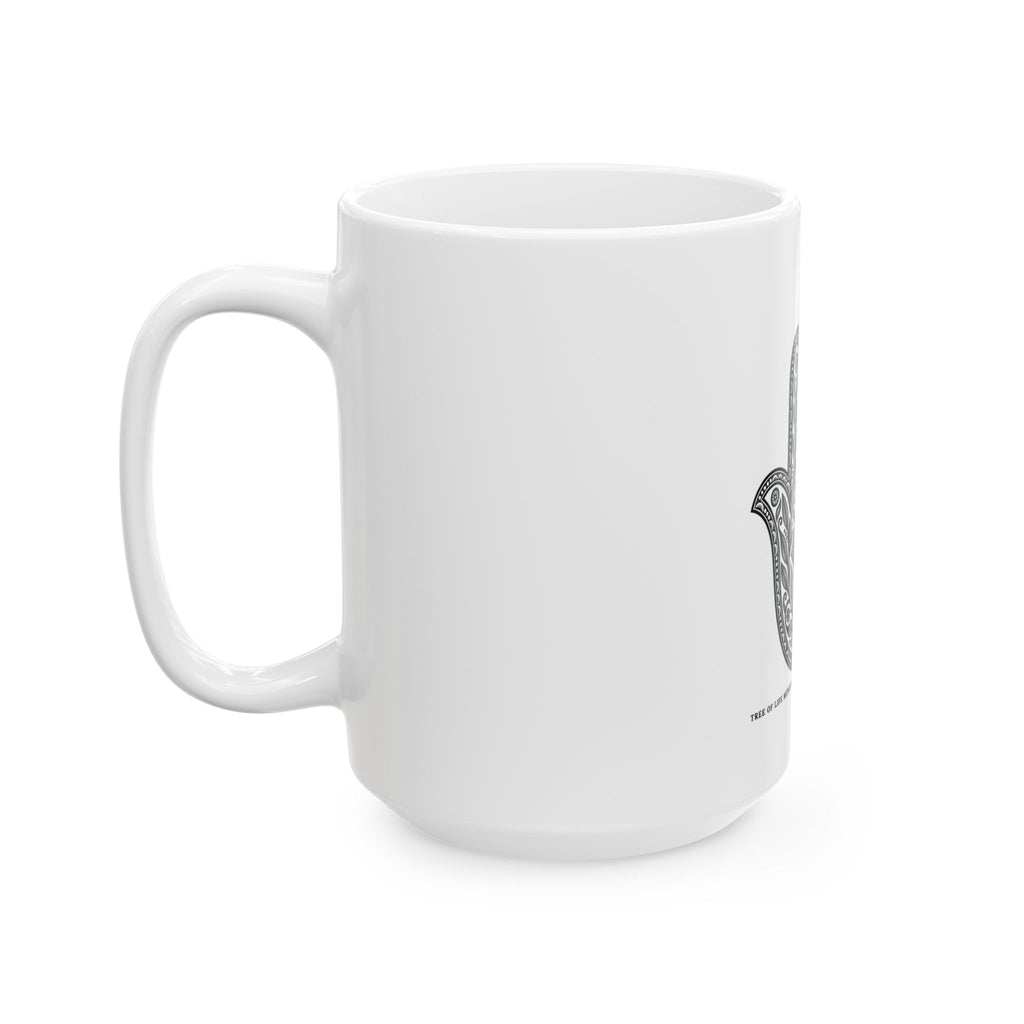 Hamsa Hand Ceramic Mug —  (11oz & 15oz)