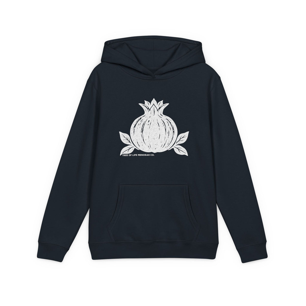 Youth Pomegranate Hoodie | Tree of Life Menorah Co. youth pullover