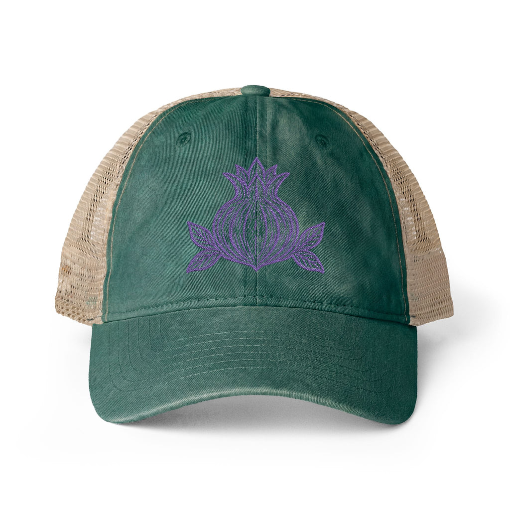 Women's Washed Mesh-Back Cap