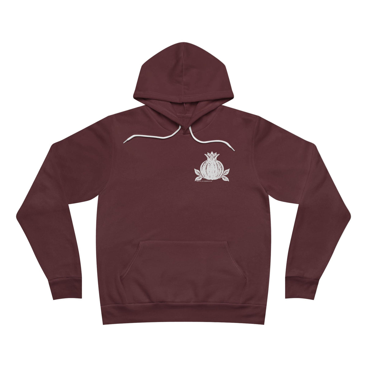 Branded w/ Pomegranate Branch Back Graphic - Tree of Life Menorah Co.