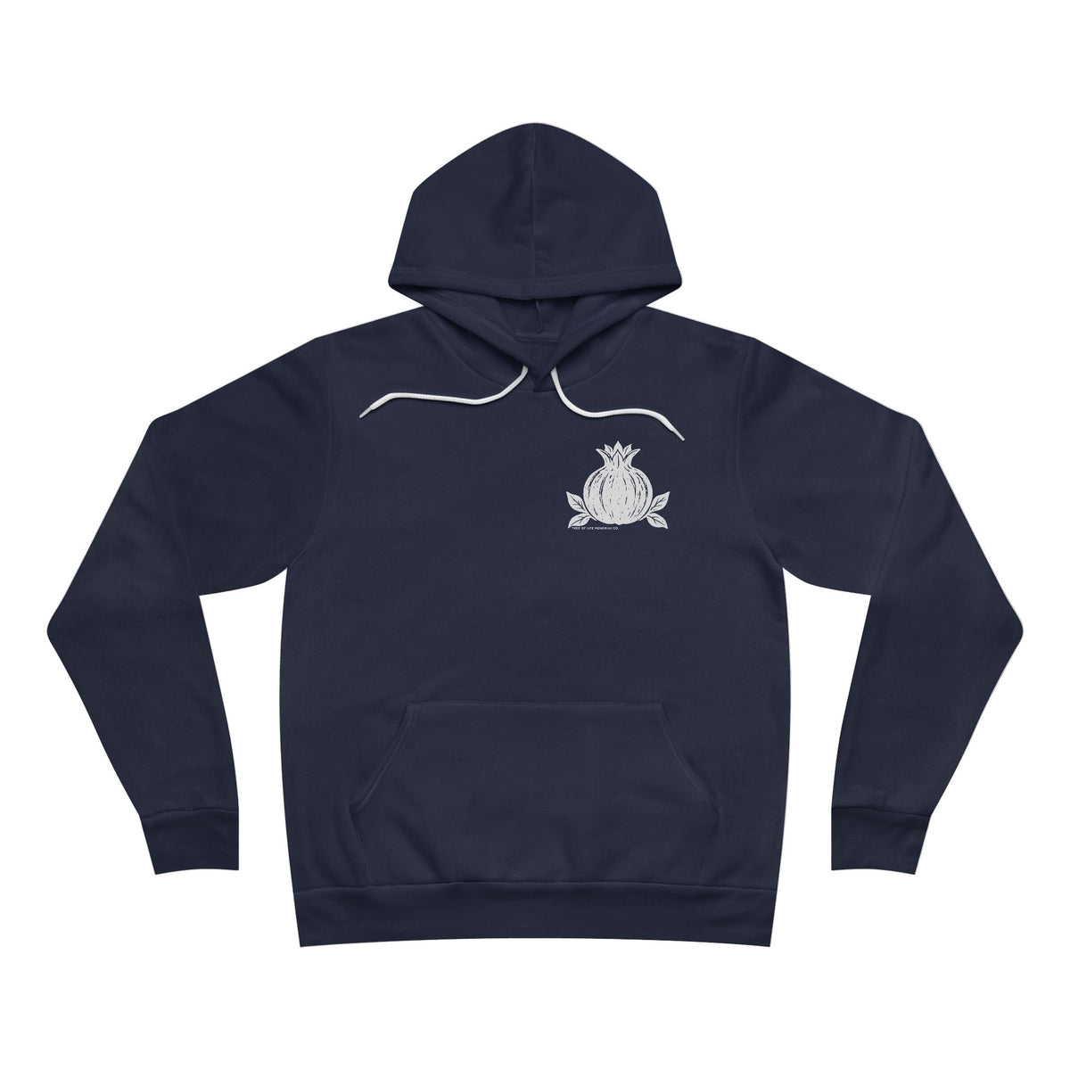 Branded w/ Pomegranate Branch Back Graphic - Tree of Life Menorah Co.
