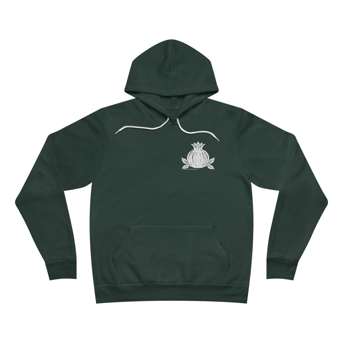 Branded w/ Pomegranate Branch Back Graphic - Tree of Life Menorah Co.