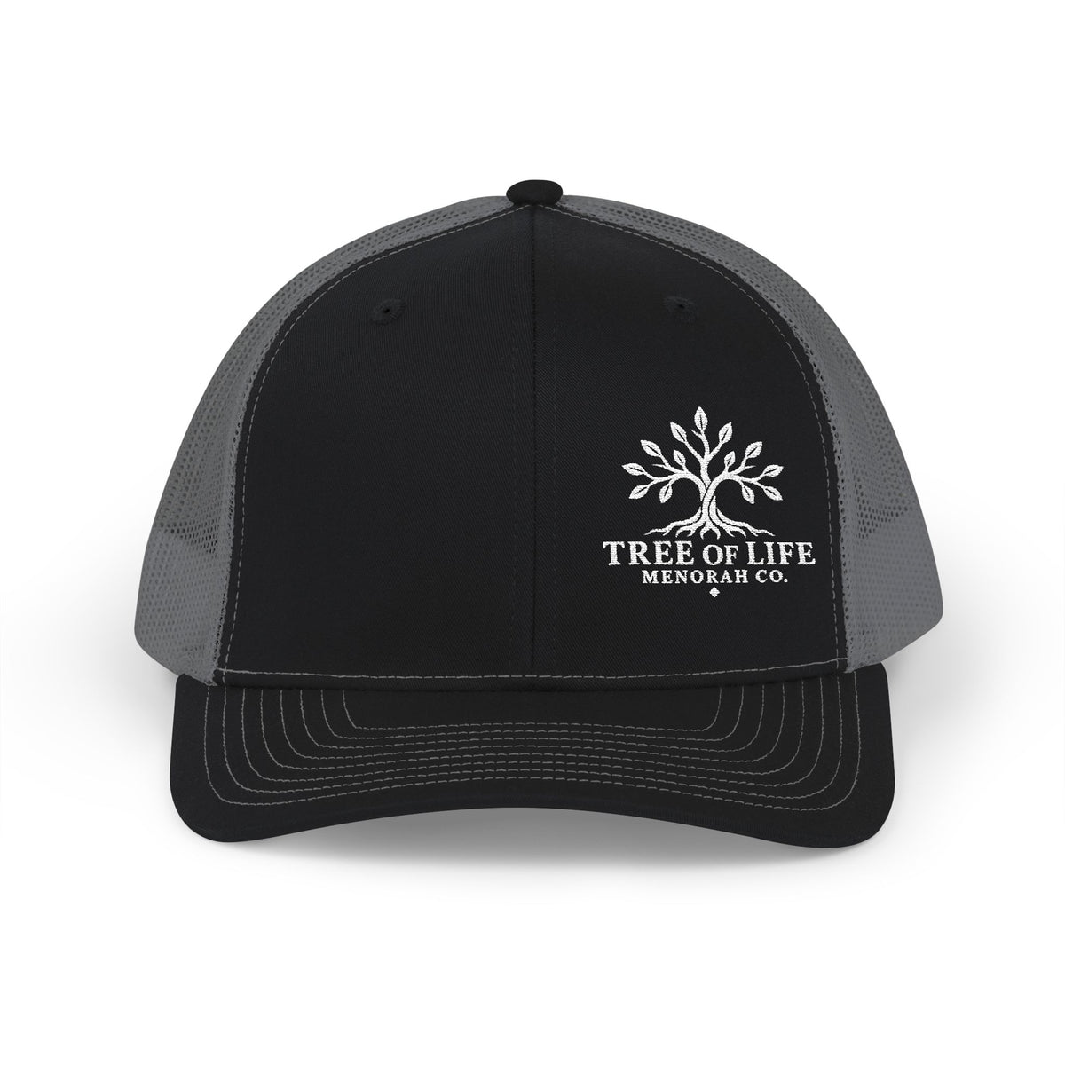 Tree of Life Snapback Trucker Cap — Embroidered Outdoor Logo Hat