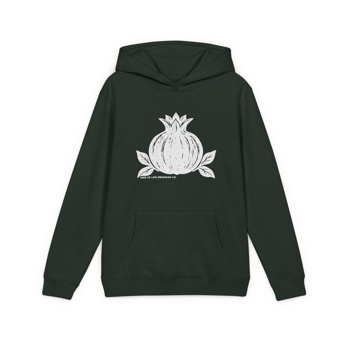 Youth Pomegranate Hoodie | Tree of Life Menorah Co. youth pullover