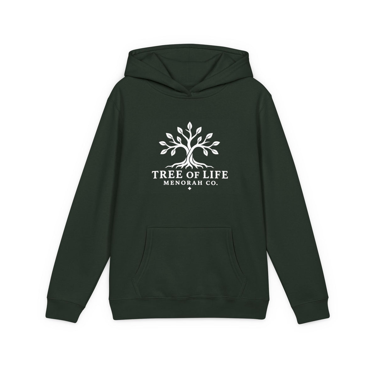 Youth Tree of Life logo Hoodie | Menorah Co. hoodie