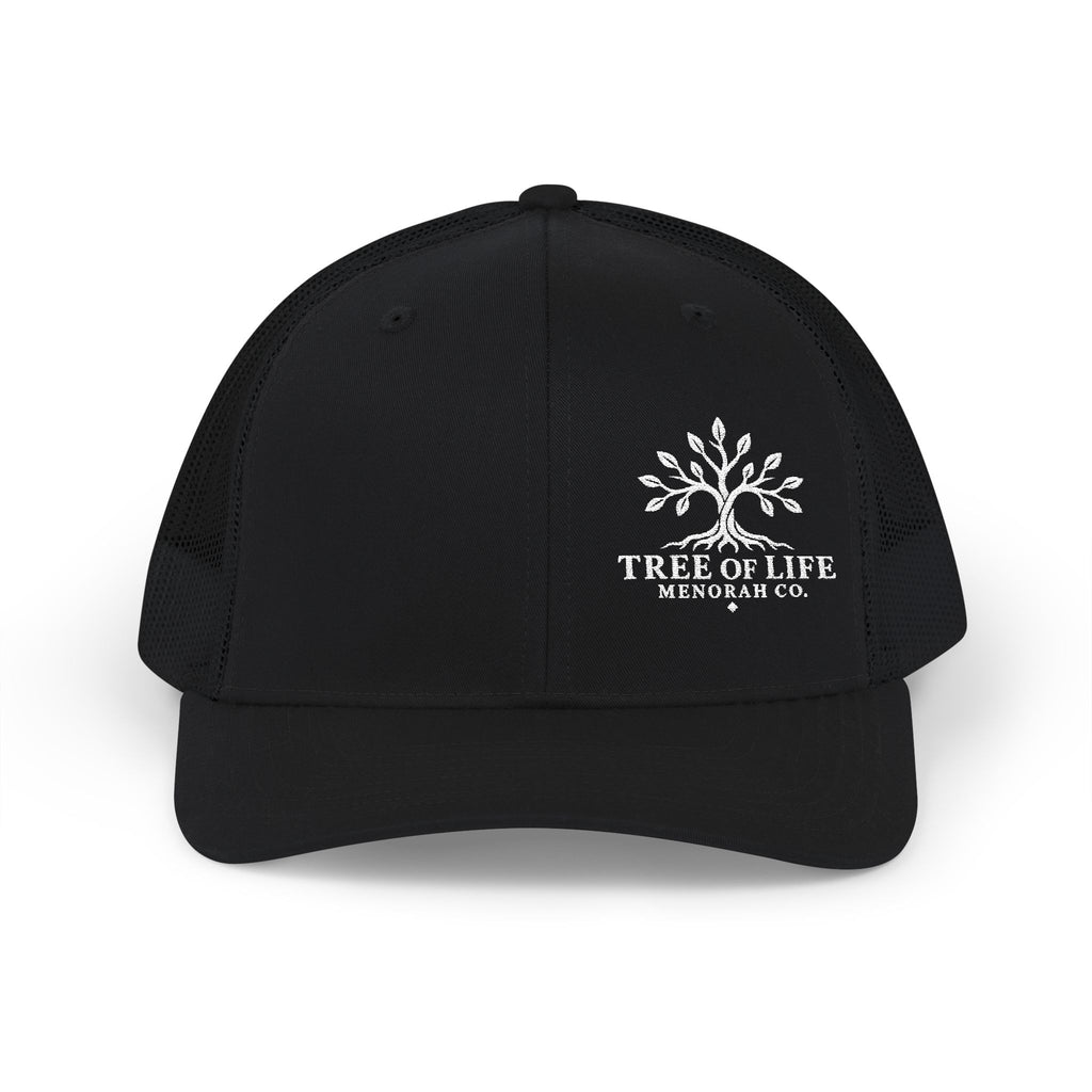 Tree of Life Snapback Trucker Cap — Embroidered Outdoor Logo Hat