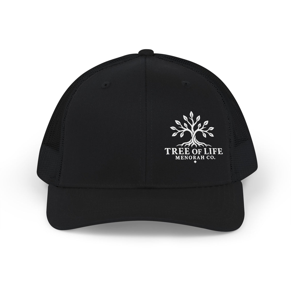 Tree of Life Snapback Trucker Cap — Embroidered Outdoor Logo Hat