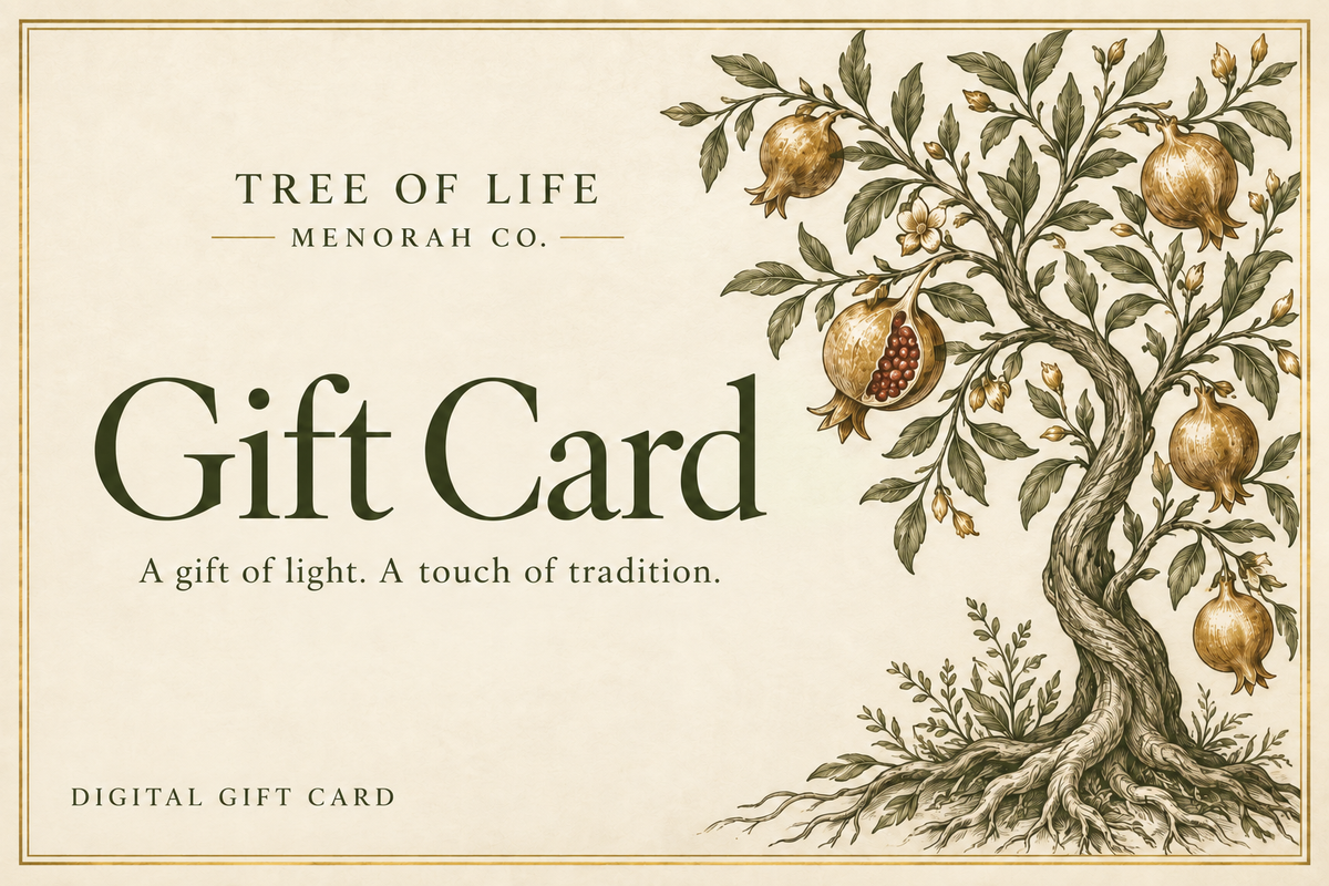 Digital Gift Card | Tree of Life Menorah Co.