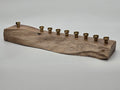 The Naturalist Collection — No. 003 | One-of-a-Kind Handcrafted Live-Edge Walnut Oil Menorah