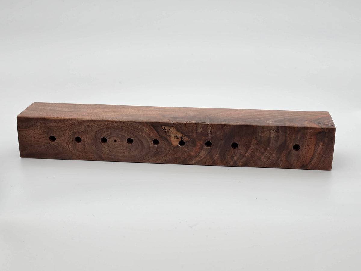 The Austere Collection Nº 003 | One-of-a-Kind Handcrafted Walnut Menorah