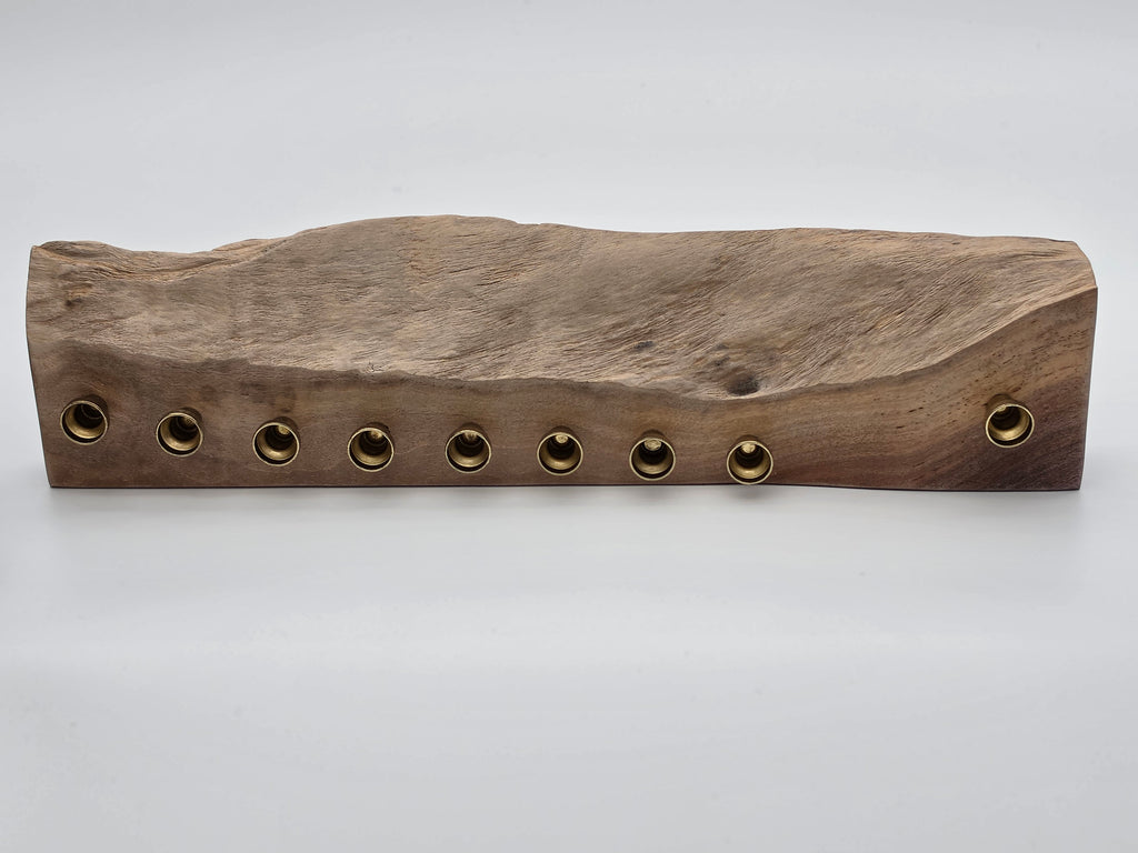 The Naturalist Collection — No. 003 | One-of-a-Kind Handcrafted Live-Edge Walnut Oil Menorah