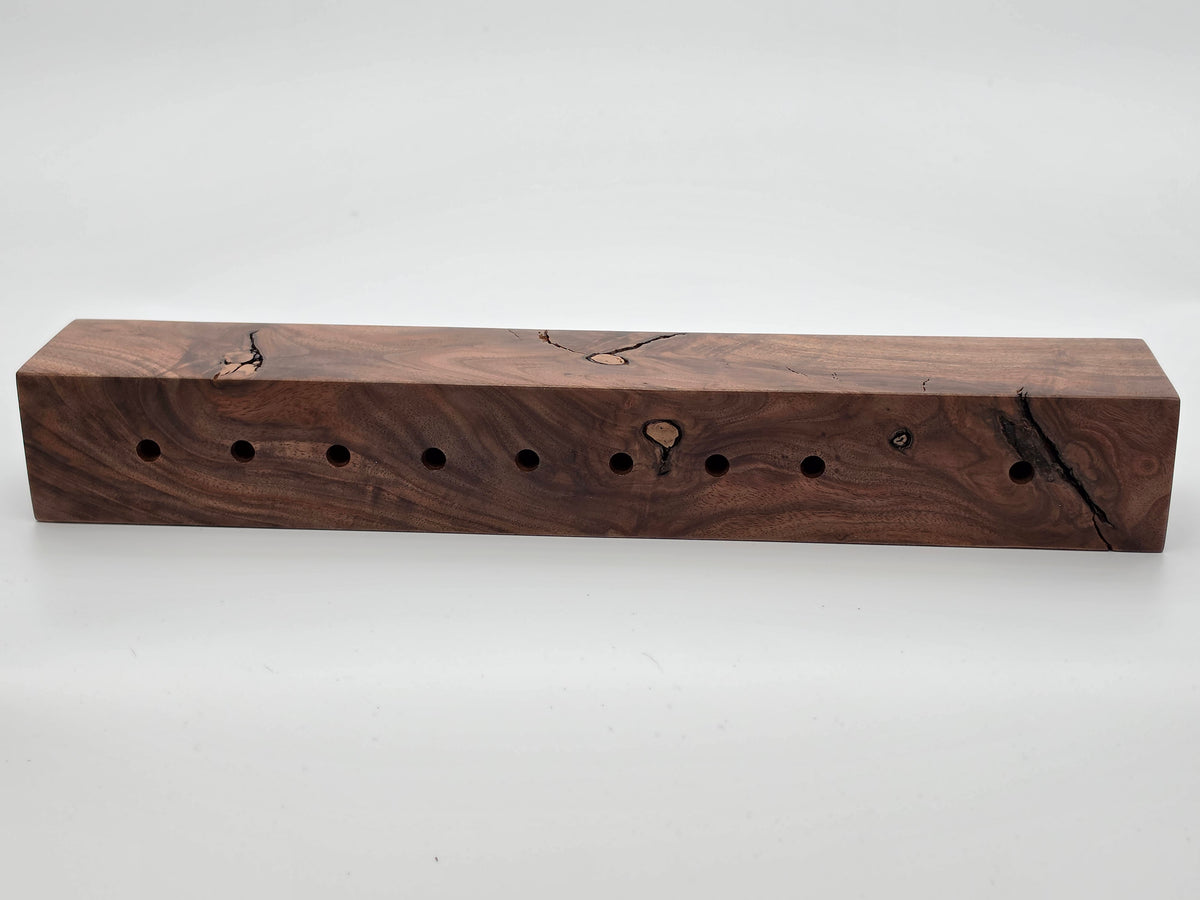 The Austere Collection Nº 002 | One-of-a-Kind Handcrafted Walnut Menorah